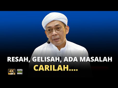 USTAZ AHMAD RIZAM - SEBAB ITU BILA KITA GELISAH, RESAH DAN ADA MASALAH BERIKUT ADALAH UBATNYA