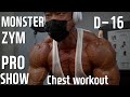 몬스터짐 프로쇼 D-16 가슴 운동‼️ /Chest workout🔥 /IFBBPRO /이준호 /PHYSIQUE /피지크