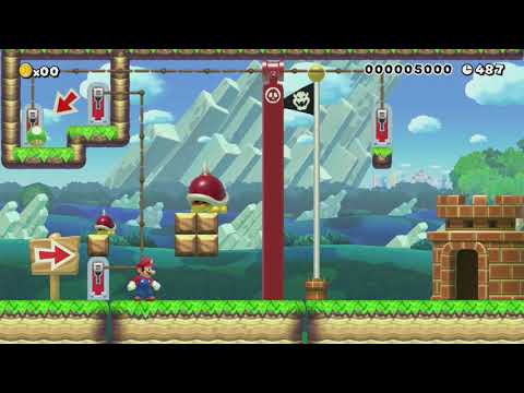 Puzzle 4# ⇒ Big One & Small One by あまみや みゆき - Super Mario Maker - No Commentary 1bl