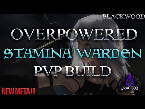 OVERPOWERED STAMINA WARDEN PvP BUILD!!! - INSANE DAMAGE BUILD [Solo & Group] | ESO Blackwood DragooX