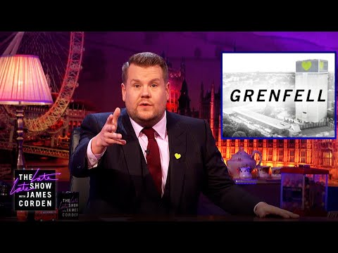 James Corden Talks About Grenfell Tower