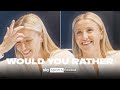 Punditry with Carra or Neville? 🤣 | Would You Rather with Leah Williamson & Sky Glass