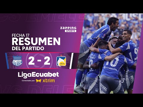 CS Emelec 2 - 2 Delfín SC / Fecha 17 / Liga Ecuabet conectada por Xtrim