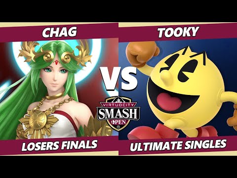 Virtuocity 2022 Losers Finals - Chag (Palutena) Vs. Tooky (Pac-Man) SSBU Ultimate Tournament
