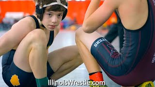 106 – Zach Parisi {G} of Elmhurst IL vs. Colin Meiselwitz {R} of Elkhart Lake WI