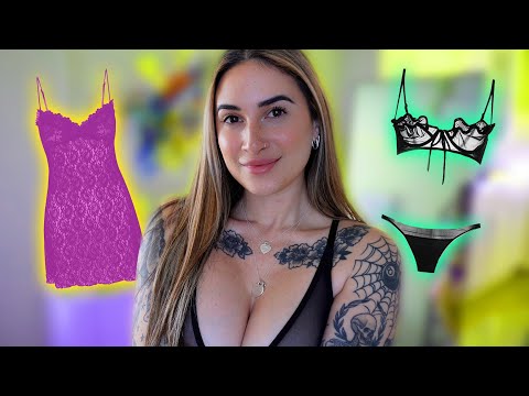 4K TRANSPARENT Dresses & Outfits TRY ON with Mirror View! | Alanah Cole TryOn