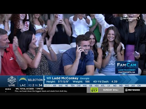 Chargers Select WR Ladd McConkey (Rd 2, Pick 34) | LA Chargers