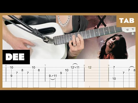 Ozzy Osbourne - Dee (Randy Rhoads) - Guitar Tab | Lesson | Cover | Tutorial