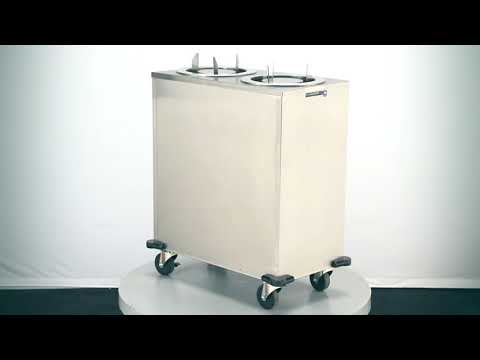 Lakeside 925 Mobile Enclosed 2-Stack Dish Dispenser w/ 9.75" Dia. Dish Size, Unheated 7 image
