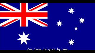 National Anthem of Australia Instrumental with lyrics