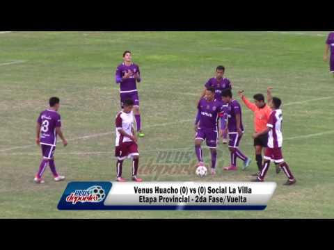 VENUS HUACHO (0) vs (0) SOCIAL LA VILLA - ETAPA PROVINCIAL - 2DA FASE/VUELTA 2017.