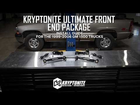 Kryptonite Ultimate Front End Package Installed | 1999-2006 GM 1500 GMT800 Steering Upgrade