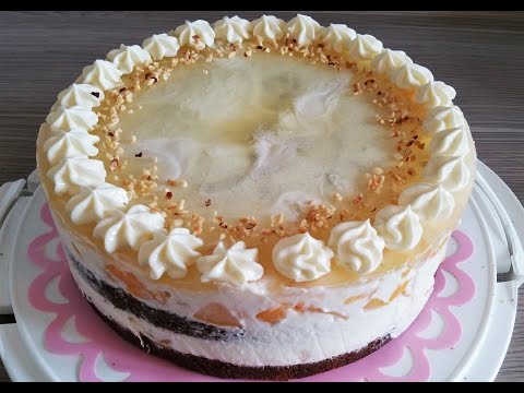Pfirsich-Joghurt-Torte | Naked Cake