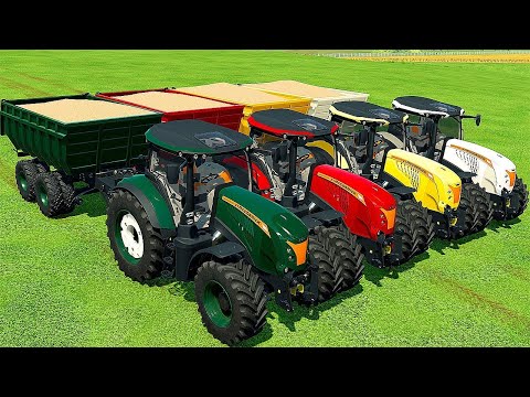 HARVESTING AND LOAD SOYBEAN WITH MCCORMICK TRACTORS   Farming Simulator 22