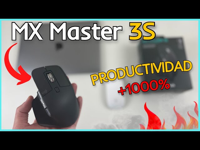 Vídeo relacionado con Logitech MX Master 3S, ratón inalámbrico de Alto Rendimiento con Desplazamiento ultrarrápido, Ergo, 8000 dpi, Seguimiento sobre Cristal, clics discretos, Bluetooth, Windows, Linux y Chrome - Grafito
