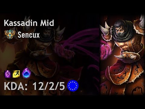 Kassadin Mid vs Twisted Fate - Sencux vs Froggen - EUW Challenger Patch 8.5