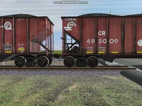 TRS22 NS 592 BNSF 9975 SD70Mac In The Lead