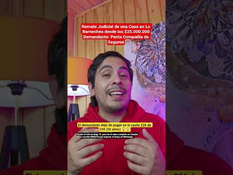 Remate Judicial de una Casa en Lo Barnechea desde los $25.000.000