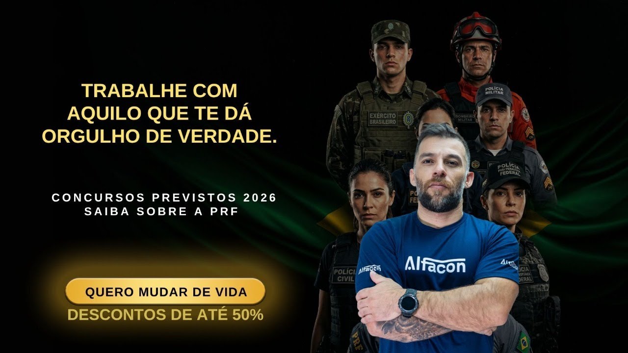 Concursos Previstos 2026: Tudo sobre a PRF com Professor Jonathann Jakson