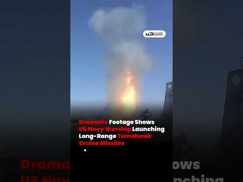U.S. Navy Warship Launches Tomahawk Cruise Missile | Powerful Strike Footage Goes Viral