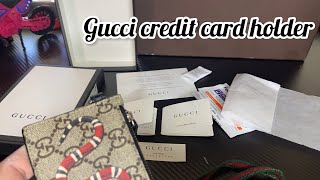 Asmr unboxing | Gucci lanyard credit card holder | no music, no talking