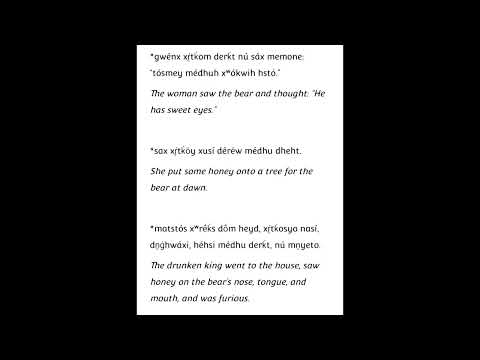 Speaking Proto-Indo-European (PIE): fable "Everlasting Honey" (spoken reconstruction)