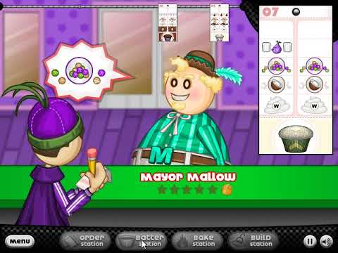 Papa's Cupcakeira day 40 + Spin -n- Sauce minigame all stars