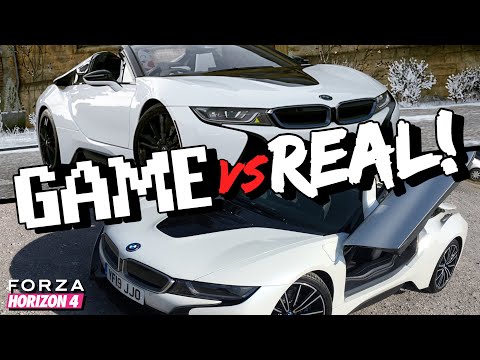 How Realistic is the BMW i8 in Forza Horizon 4 | FH4 vs REAL LIFE! | Game vs Real