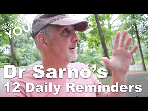Dr Sarno's 12 Daily Reminders