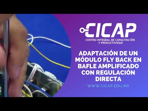 Adaptation of a FlyBack module in an amplified baffle with direct regulation - Cicap