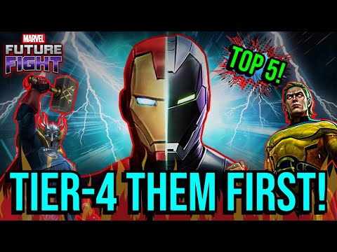 Top 5 Characters You Should Tier-4 First (Beginner Guide) | Marvel Future Fight