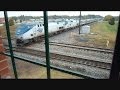 Amtrak And CSX Trains Near Collisions At The Diamond
