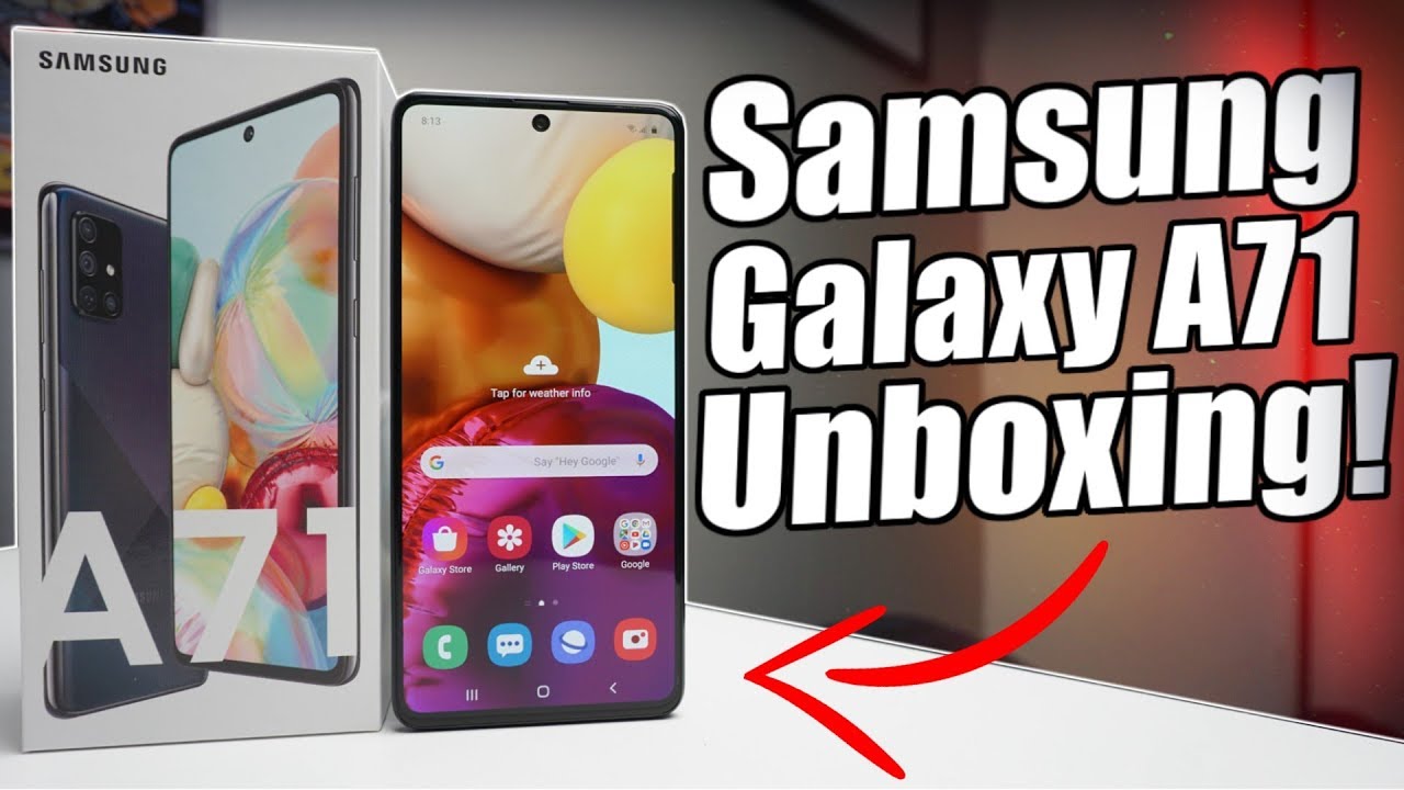 Samsung Galaxy A71 Unboxing & First Impressions!