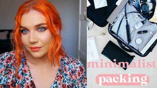 MINIMALIST PACKING | LONG WEEKEND TRIP | HOW TO PACK LIGHT