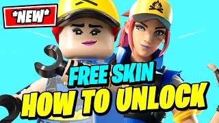How to UNLOCK FREE Fortnite LEGO SKIN (Explorer Emilie Outfit)