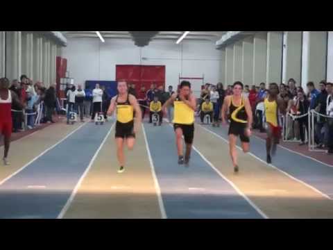 MANIFESTAZIONE REGIONALE INDOOR FIDAL LAZIO 60 piani Uomini finale Rosichini - Basciani - Moscetti