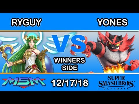 MSM 170 - Ryguy (Palutena) Vs. Yones (Incineroar) Winners R2 - Smash Ultimate