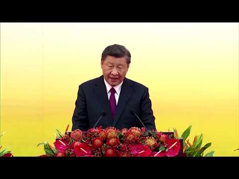 In Hong Kong, Xi says 'one country, two systems' to stay