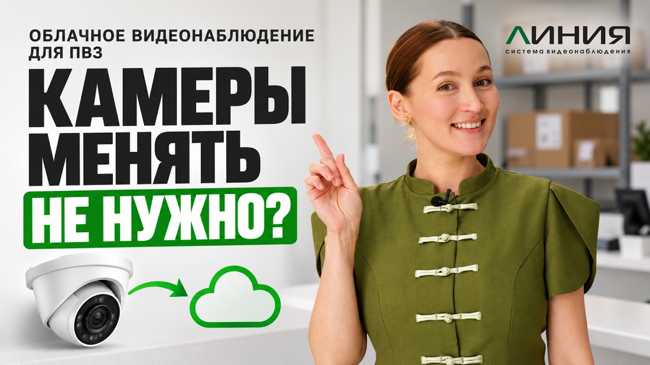 Облачное видеонаблюдение в ПВЗ: подключить камеры без замены? | Линия для Wildbe