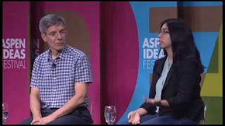 2018 Aspen Challenge team members share their work with Allstate CEO Tom Wilson