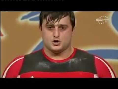 2012 European Weightlifting +105 Kg Clean and Jerk