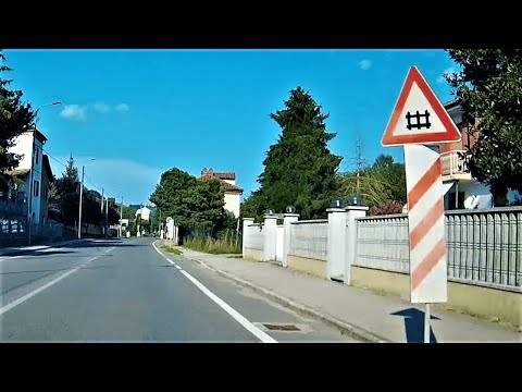 Passaggio a livello Castagnole Lanze (AT) Via Abbate rimosso # railroad crossing # bahnübergang