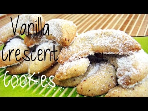 German Vanilla Crescent Cookie Recipe| Christmas Cookies| Bánh Noel Đức| 德式月形聖誕餅乾的做法
