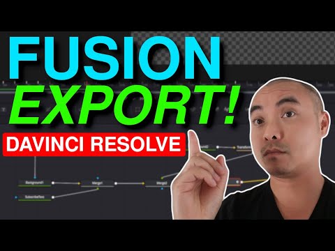 Davinci Resolve Export and Import Fusion Composition | Davinci Resolve Tutorial