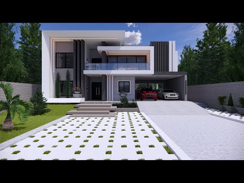 Spectacular 6 bedroom modern house design       ID3900