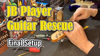 JB Player Guitar Rescue | The "TRAIN" Setup & Fixing Fret Buzz - "The Nightcrawler"