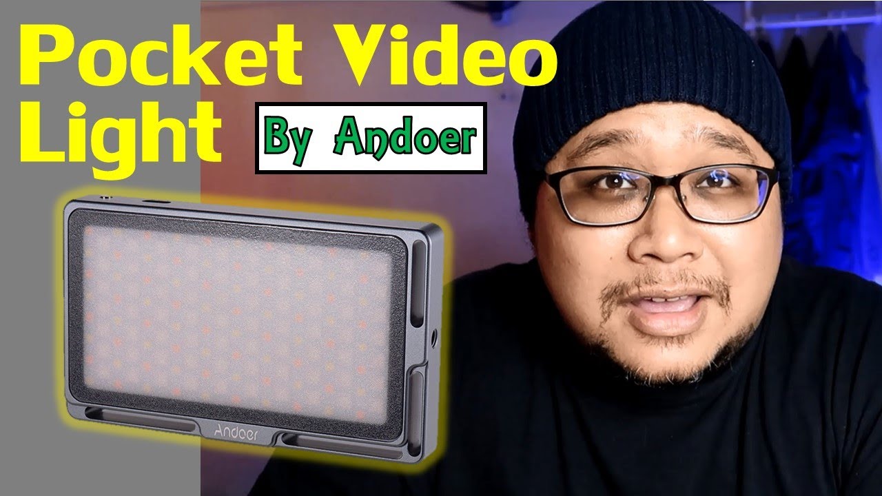 RGB LED Pocket Video Light By Andoer - Unboxing & Review（同類型替補）