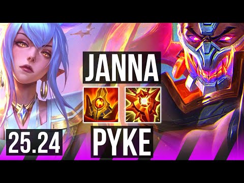 JANNA & Ashe vs PYKE & Corki (SUP) | EUW Challenger | 25.24