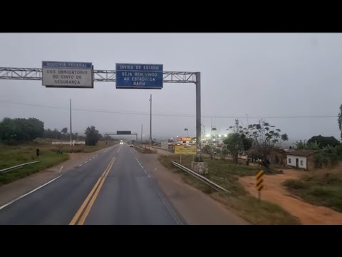 DIVISA MINAS E BAHIA, #br116, CÂNDIDO SALES-BA, VIAJANDO PELO NORDESTE, VIDA DE CAMINHONEIRO 
