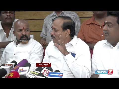 BJP to contest Assembly election 2016 in the form of NDA: H Raja | Tamil Nadu | News7 Tamil |